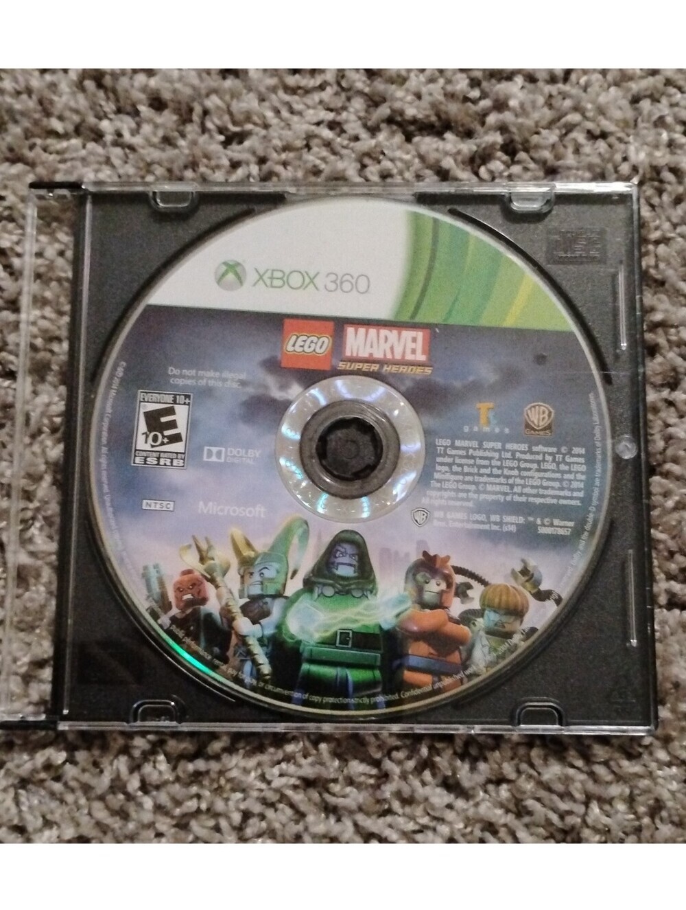 LEGO Marvel Super Heroes (Xbox 360) - Disc Only with Jewel Case
